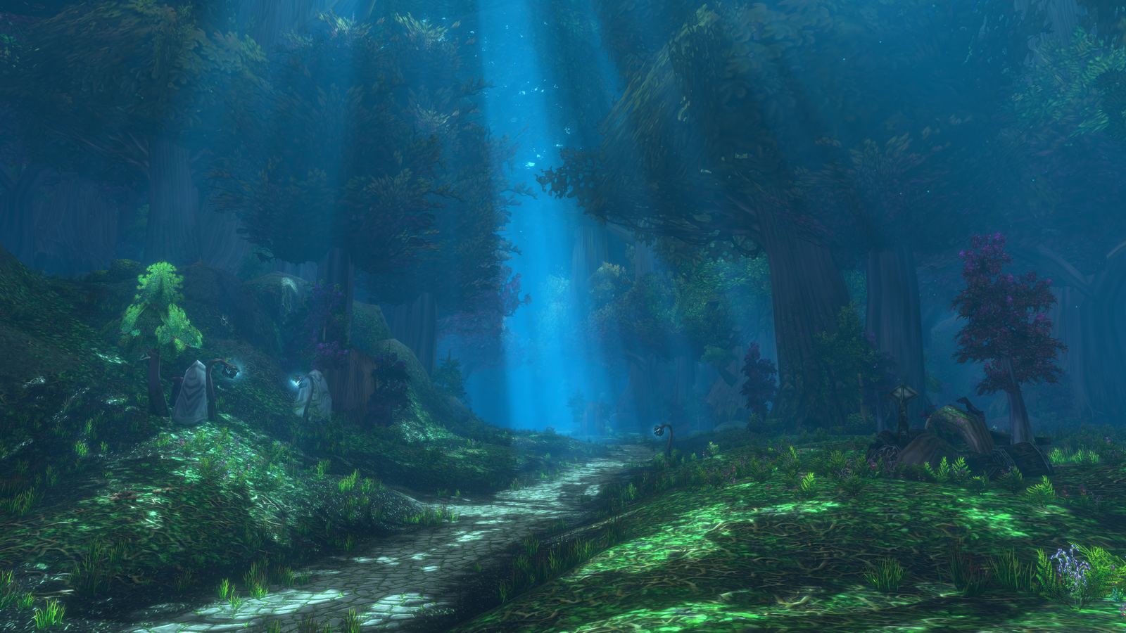 Quiet Ashenvale scenic from the WoW Forever press kit