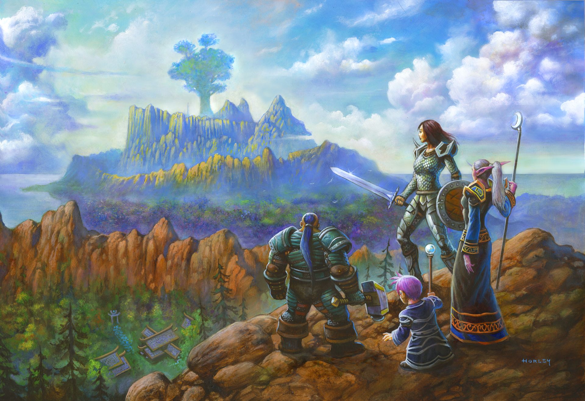 World of Warcraft Forever Alliance key art from the official press kit
